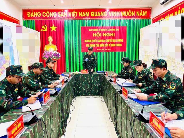 Xã Mường Ảng tích cực chuẩn bị cho diễn tập tác chiến trong khu vực phòng thủ năm 2026