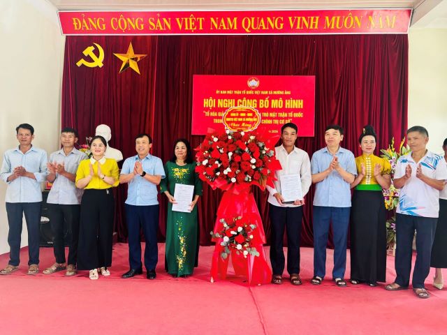 Công bố Mô hình "Tổ hòa giải khéo - Phát huy vai trò MTTQ trong xây dựng hệ thống chính trị cơ sở"