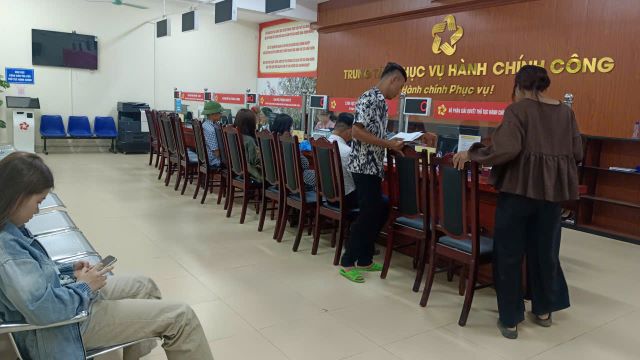 Trung tâm Phục vụ hành chính công xã Mường Ảng ngày 20/8/2026