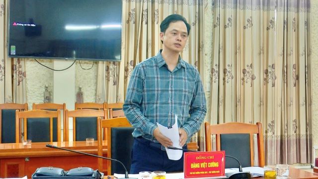 Sở Giáo dục và Đào tạo tỉnh làm việc với 06 xã về Đề án sắp xếp các cơ sở giáo dục mầm non, phổ thông, giáo dục thường xuyên
